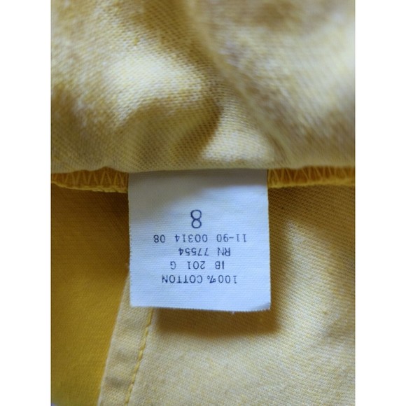 Vintage Ivy Brown Womens Cotton High Waist Mom Jeans Size 8 Yellow Made in USA - Picture 7 of 13